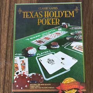 Classic Texas Hold'em Poker Set - Green